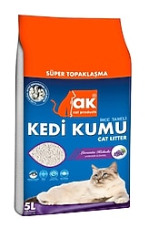 Akkum Kedi Kumu Lavanta Kokulu İnce Taneli 5 L