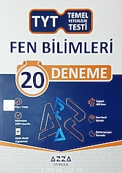 AZZA YAYINCILIK, TYT FEN BİLİMLERİ 20 DENEME
