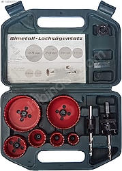 1Mannesmann M 44100 Hss Bi-Metal 8 Parça Delik Testeresi Seti