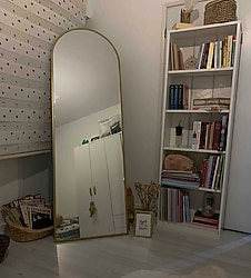 Boy aynası Gold metal çerçeveli 180x60