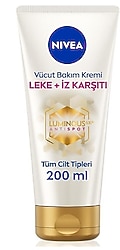 NIVEA Luminous630 Leke ve İz Karşıtı Vücut Bakım Kremi 200ml