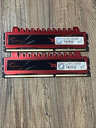 GSKILL RİPJAWS 2X4 8 GB DDR3 1600 KIRMIZI RAM