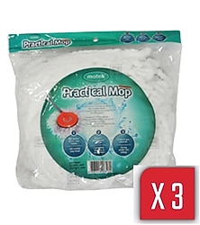 Motek Magic Mop Yedek Beyaz x 3 ADET