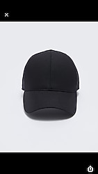 Düz siyah renk şapka