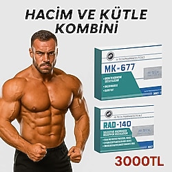 Mk677 + Rad140 Hacim Kütle Kombini ( Sıfır Ürün )