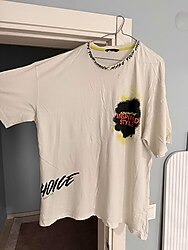 Kısa kollu oversize tişört