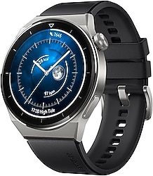 Huawei Watch GT 3 Pro 46mm Titanyum Kasa ve Siyah Kauçuk Kayış Akıllı Saat (OUTLET)