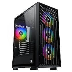 Xigmatek EN49936 LUX G ODIN II 650W Manyetik Temper Camlı 4*12cm ARGB Fan + Kumanda ATX Mid-T Gaming Oyuncu Kasası