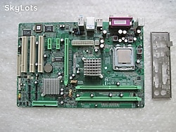 Biostar 945PL-A7A Versiyon. 8.1 775 pin DDR2 anakart +dual core işlemci  