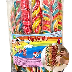 Lollipop renkli aromalı 30 gr 60 adet