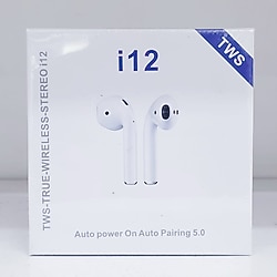 i12 tws mikrofonlu dokunmatik ios android uyumlu Bluetooth kulaklık