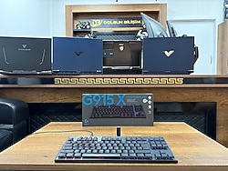 Logitech G915 X Lightspeed TKL 920-012721 RGB Tactile Switch Kablolu/Kablosuz Mekanik Oyuncu Klavyesi (İKİNCİ EL)