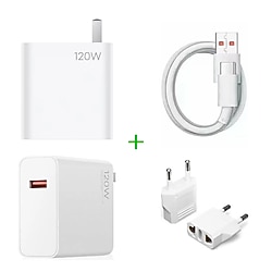 Orijinal Xiaomi Şarj Cihazı Telefon Veya Bilgisayar İçin – MDY-14-ED-120 watt + Kablo+Başlık