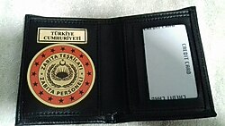 ZABITA ROZETLI CÜZDANI SATINAL.SADECE ZABITA KURUM ADRESINE GONDERILIR.SIVILE SATILMAZ.