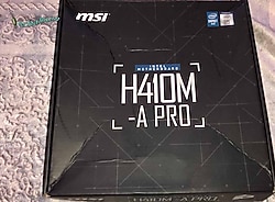 MSI H410M-A PRO Intel LGA1200 DDR4 Micro ATX Anakart