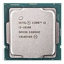 Intel Core i3 10100F Soket 1200 10.Nesil 3.60GHz 6MB Önbellek 14nm İşlemci