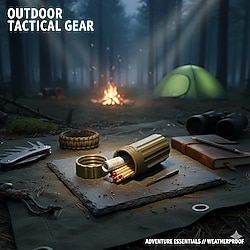 Kibrit Match Kutusu Waterproof Outdoor Tactical Kamp