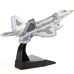 F-22 Raptor Savaş Uçağı 1/100 Metal Maket