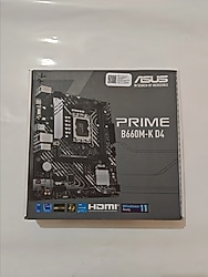 Asus prime b660m-k d4 anakart. sıfır