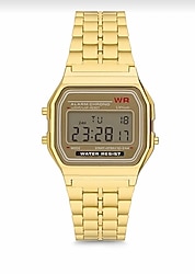 polo Dijital Altın Kadın kol Saati