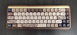 Akko MU01 Mountain Seclusion RGB %65 TKL Rosewood Switch Kablolu/Kablosuz Mekanik Oyuncu Klavyesi