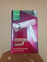 Kiwi katlanabilir saç kurutma makinesi pembe. sıfır