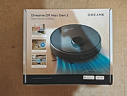 Dreame D9 max gen 2 robot süpürge. kapalı kutu