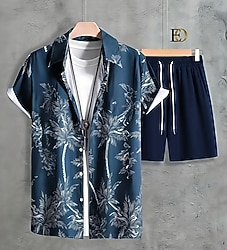 Gömlek Şort Tshirt 3 lü Kombin