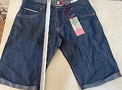 Armani jeans erkek kot kapri şort sıfır etiketli