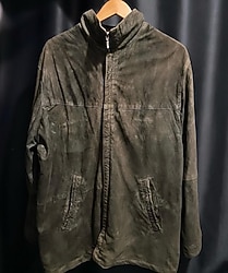 Efsane Vintage Trapper Süet Bomber Orijinal Leatherwear, Doğal Distressed Efektli, Sağlam Dikişler.