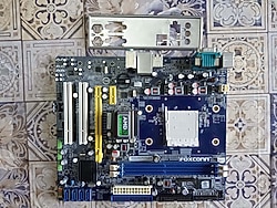 Arızalı FOXCONN A74ML-K 740G AM3 DDR2 Anakart