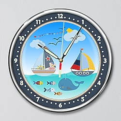 Denizci camlı Duvar saati Sıfır ürün