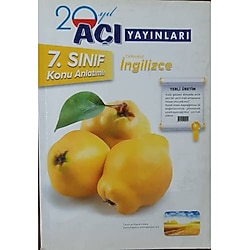 AÇI YAYINLARI, 7.SINIF KONU ANLATIMLI İNGİLİZCE