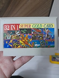 Nostalji Atari 32 in 1 Oyun Kaseti..Tv'den çekilen resimdeki oyunlar vardır..Kaset sorunsuz çalışıyor..