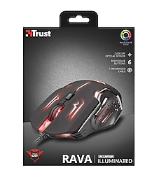 Trust 22090 GXT 108 Rava Aydınlatmalı Oyuncu Mouse, Sıfır