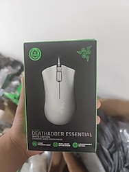 razer DeathAdder Essential Kablolu Optik Oyuncu Mouse Beyaz